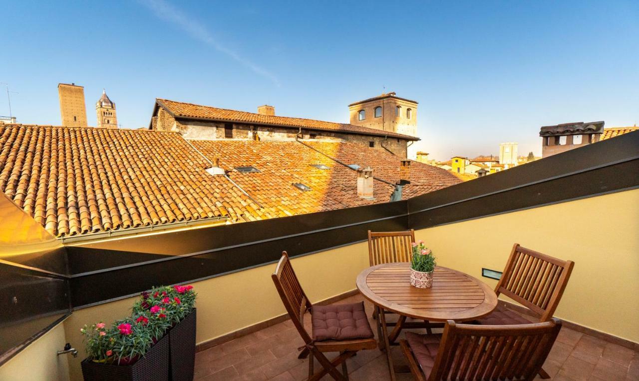 Asinelli Panoramic Rooftop, In Front Of The Two Towers Appartement *